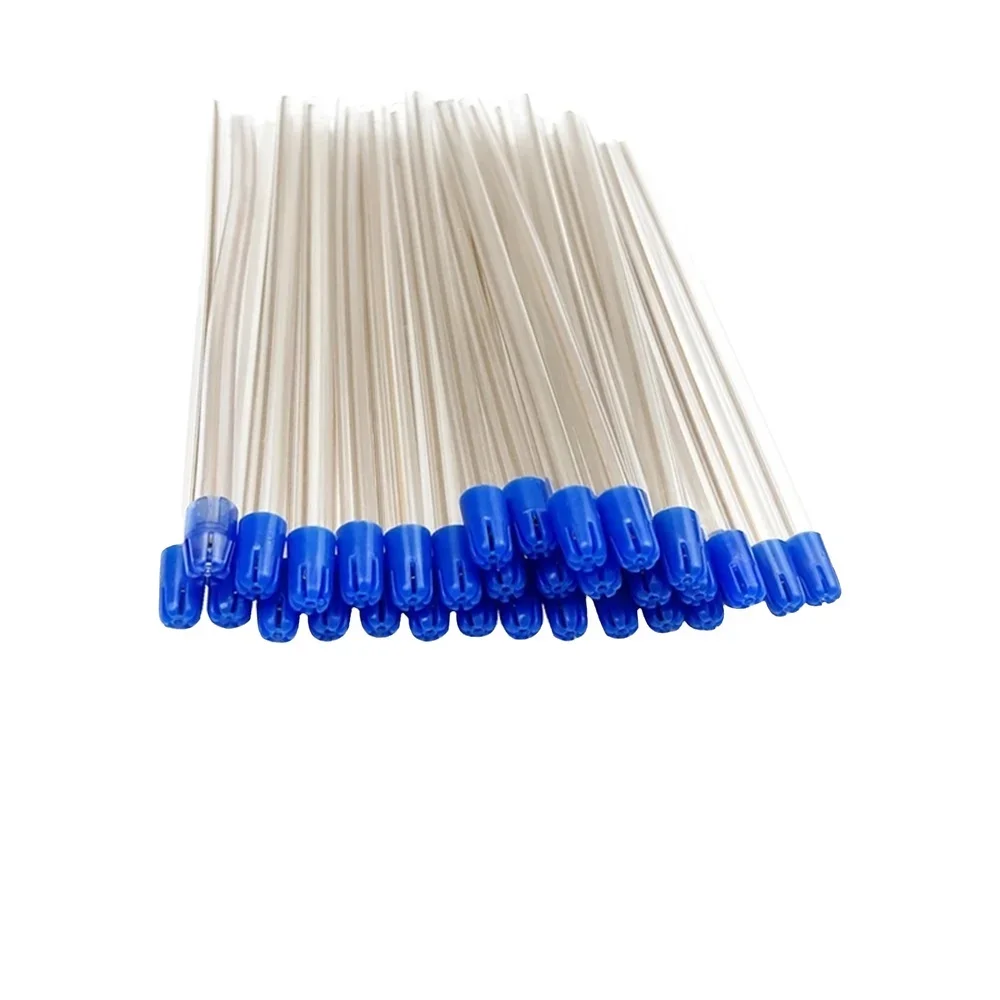 100個使い捨て歯科用唾液吸引器プラスチック製ソフト低容量吸引チューブ口腔衛生および歯科手術用