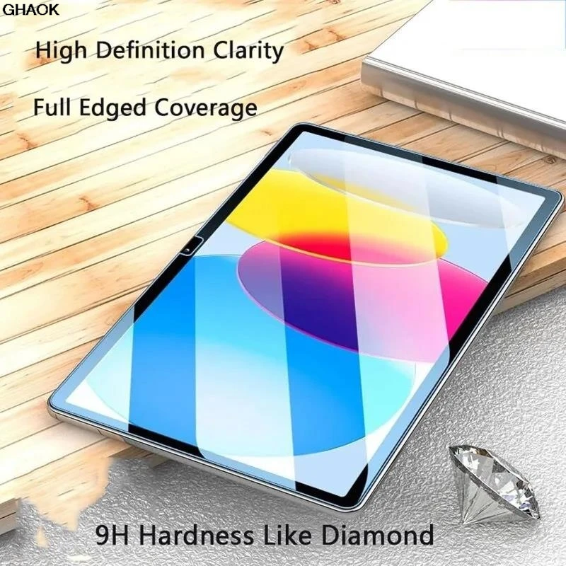 Tempered Glass Screen Protector For Ipad Pro 11 12.9 13 inch 2024 10th Generation Air 5 4 3 2 1 7th 8th 9th 10.2 Mini 6 9.7 Film
