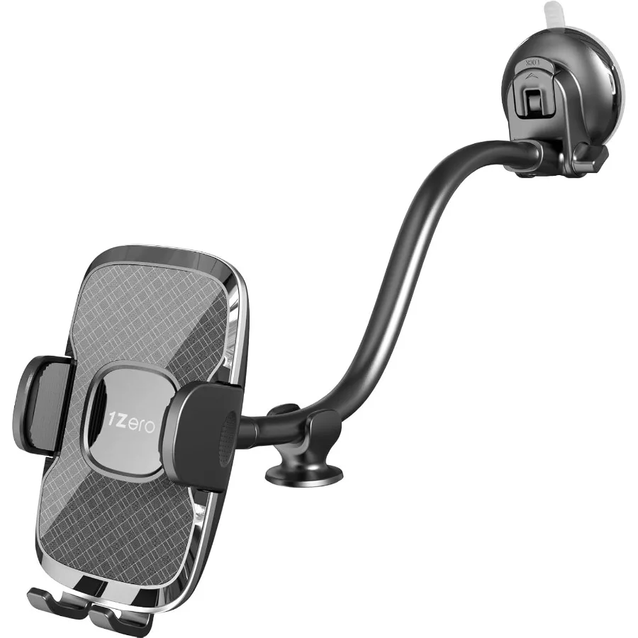 

Solid Car Truck Phone Mount Holder with Thick Gooseneck Long Arm Windshield Window Mobile Holders featuring IndustrialStr