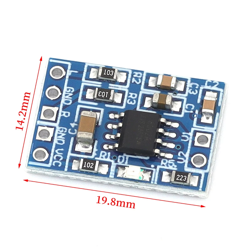 Mini XD‑58B HXJ8002 Mono Audio Amplifier Module, DC2‑5.5V Low‑Voltage Low‑Noise Power Amp Board For Audio DIY Project