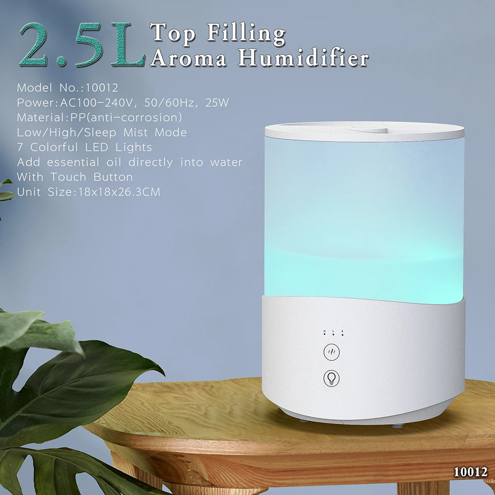 High Quality 2021 Air Electronics Ultrasonic Diffuser Aromatherapy Water Humidifier For Office Home
