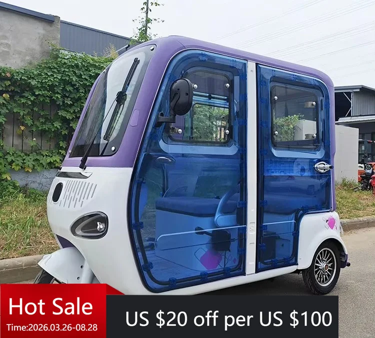 Tc Manufacturer price Electric tricycle 800W 60v tricycle passenger Ebike is very suitable for scenic sightseeing Electric 3-whe