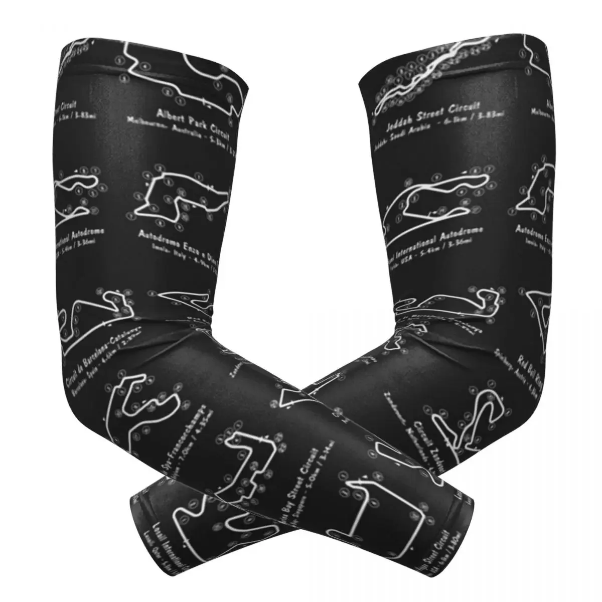 

F-1 гоночные треки вертикальные наружные рукава солнцезащитный чехол с УФ-защитой летние велосипедные татуировки рукава