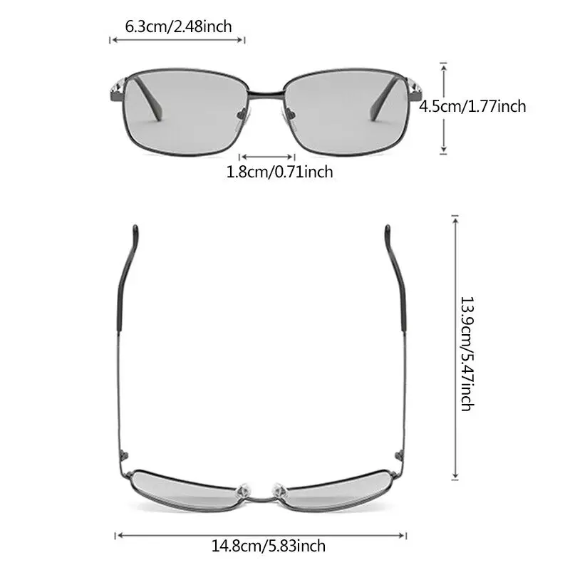 1PCS Mens Polarized Photochromic sunglasses UV400 Pilot Sport Glasses Driving Eyewear Automotive Products Driver's Goggles