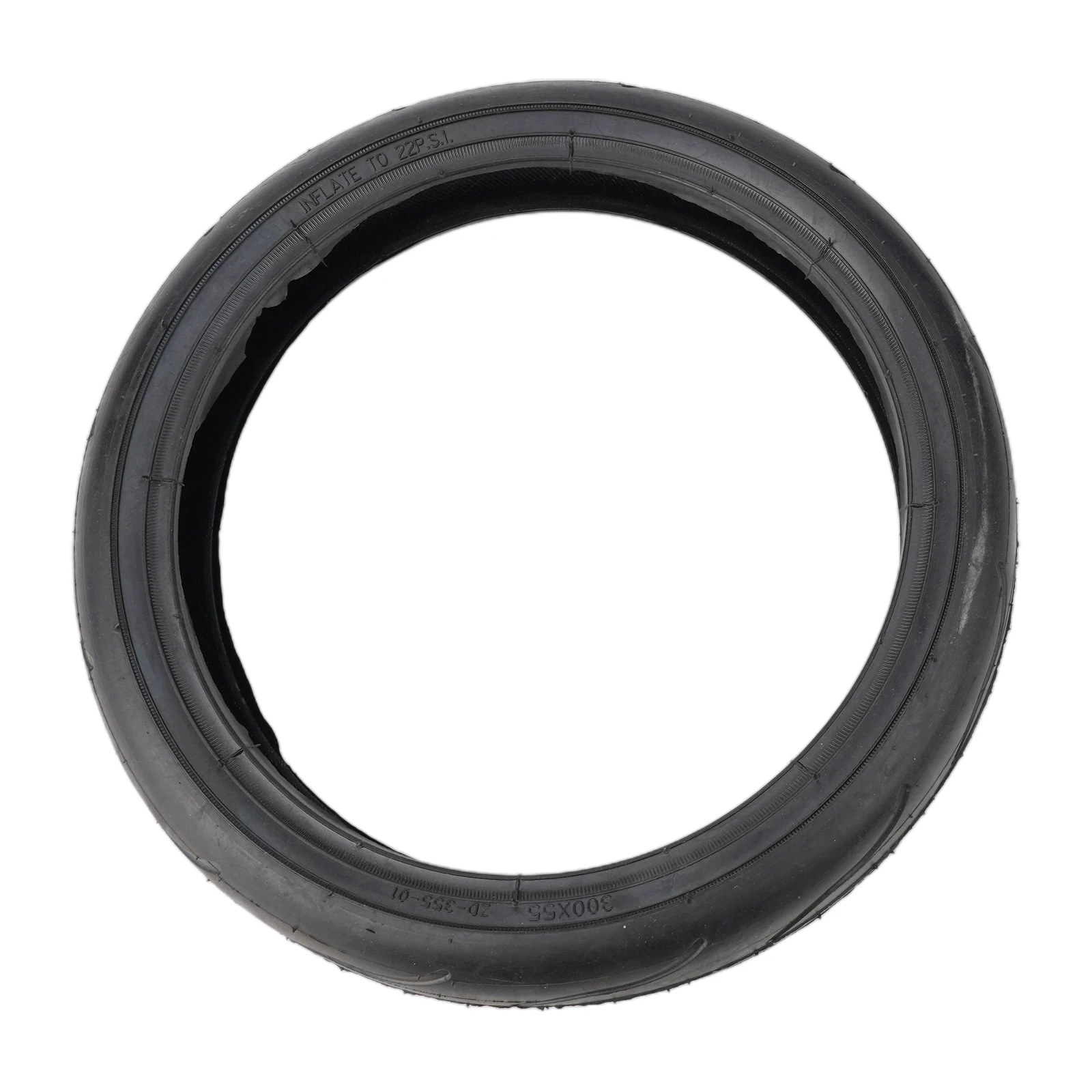 Replaceable Rubber Inner Tube & Tire for For Electric Scooter Baby Carriage Trolley 12 Inch 300x55