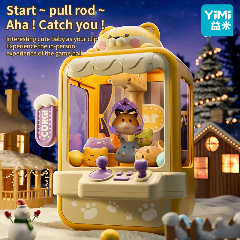 

YIMI Kids Claw Machine Toys Кукольный автомат Игрушка Детский торговый автомат Игрушка Mainan Budak Perempuan Toys для детей Игра с когтями