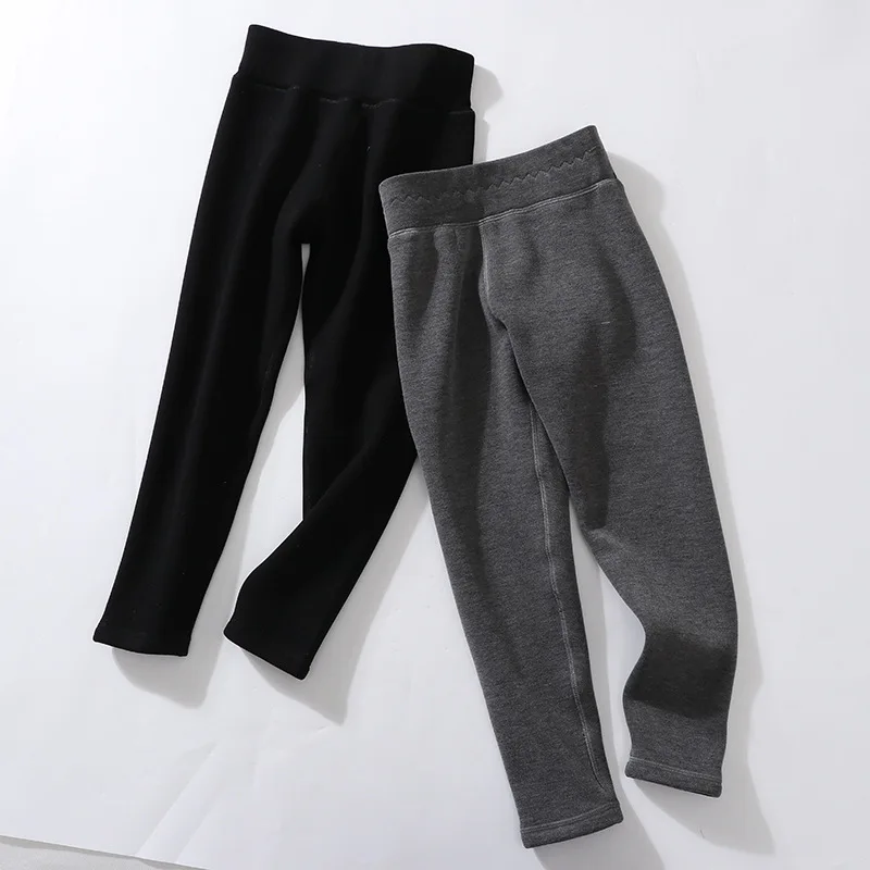 

girls winter New pants Children pant kids students clothes 3-8year 110-150cm velvet fleece warm thick leggings