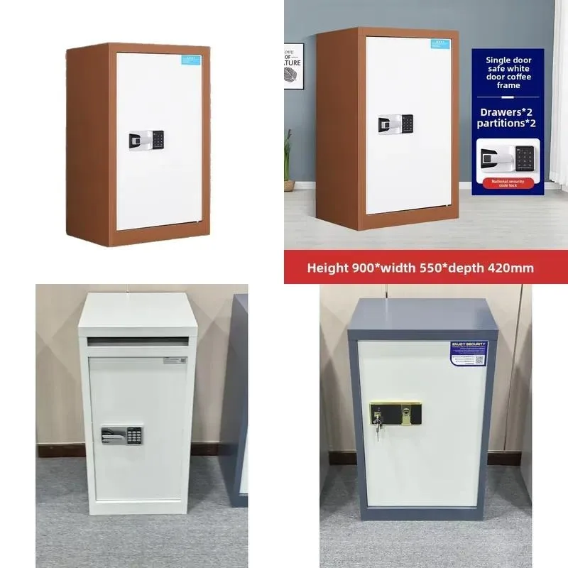 Modern Intelligent Electronic Combination Lock File Storage Box for Home Office Financial Record Confidential Metal Cabinet