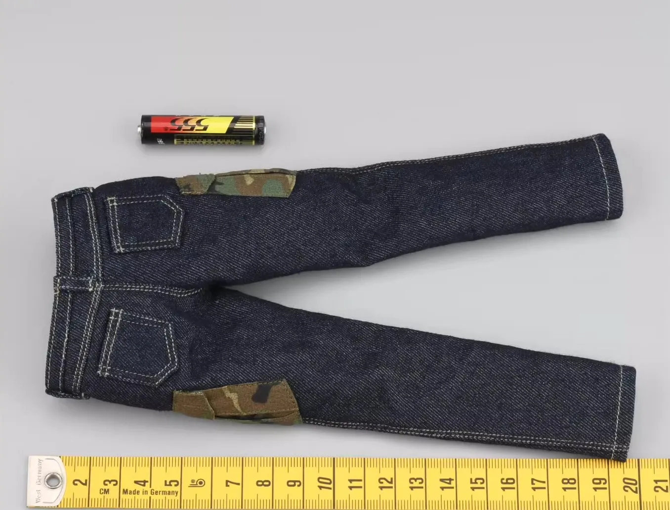 1/6 EASY&SIMPLE ES26058S DUTCH DSI Male Toys Model Blue Jeans Pant Accessories For 12