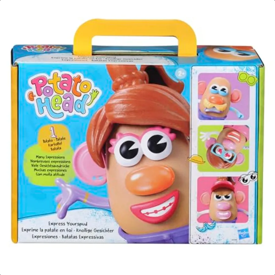 

Potato Head Expr Yourspud Playset with 1 Potato Body and 32 Accories Creative Toddler and Preschool Toys for Boys and Girls 2 Y