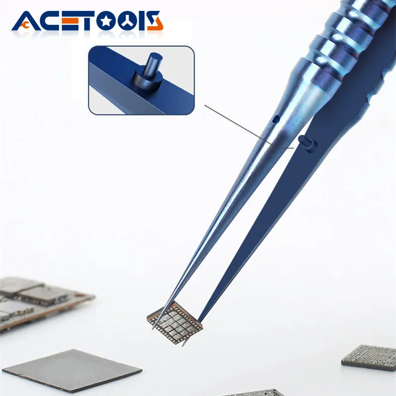 

MECHANIC 0.15mm Titanium Alloy Tweezers for Mobile Phone Repair TI-11 TI-15 High Hardness Fine IC Chip Flying Line Clips