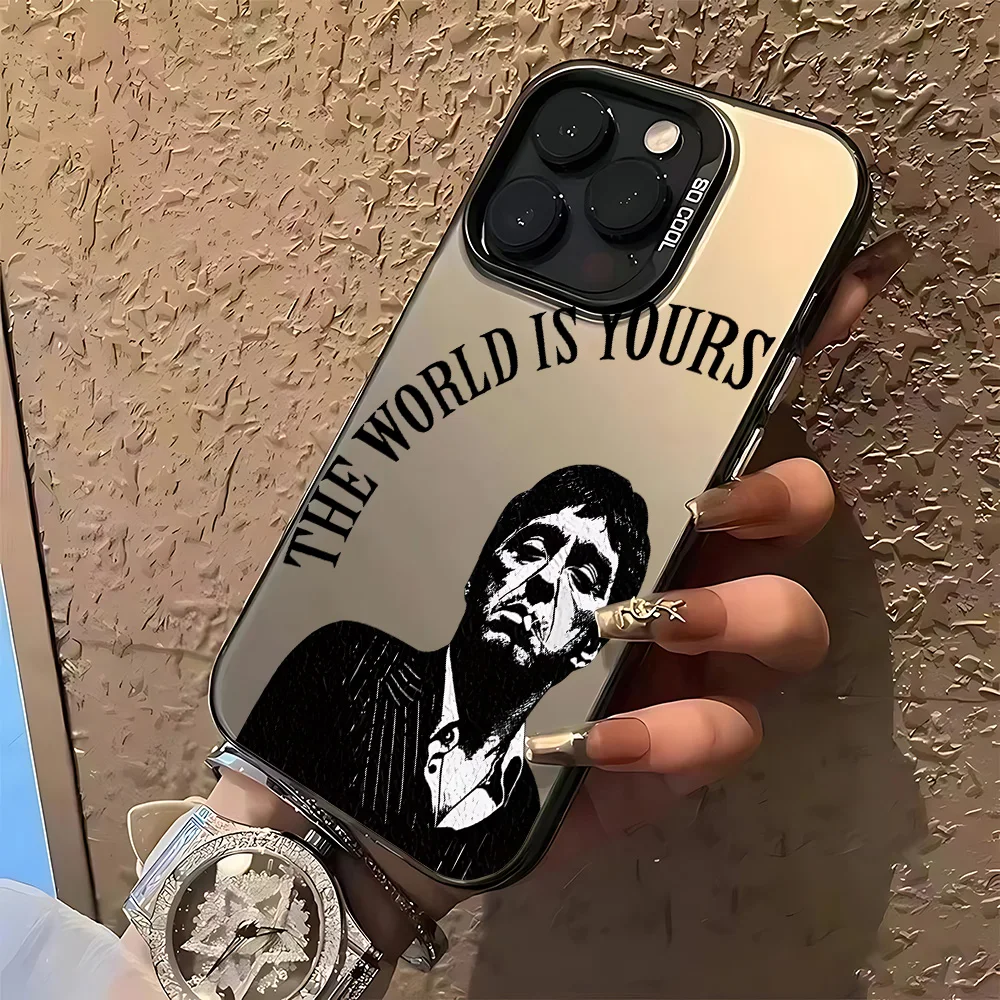 Fashion Hot S-Scarface Phone Case For iPhone 17 16e 16 15 14 13 12 11 Pro Max X XR XSMAX 8 7 Air Plus Anti Fall Matte Cover view 4