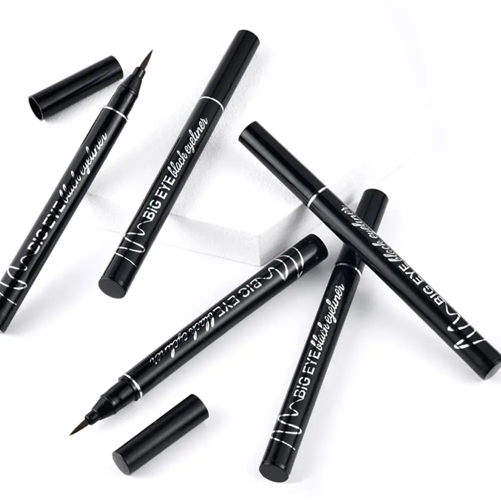 Eyeliner liquido alla moda con testa snella Eyeliner ultrasottile a lunga durata a prova di sudore Eyeliner senza sbavature