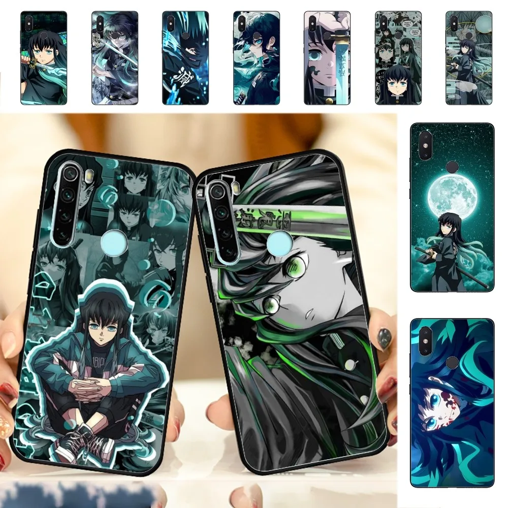 Muichiro T-Tokito Anime Phone Case For Redmi Note 4 X 5 A 6 7 8 T 9 9S 10 11 11S 11Epro Poco M3 Pro