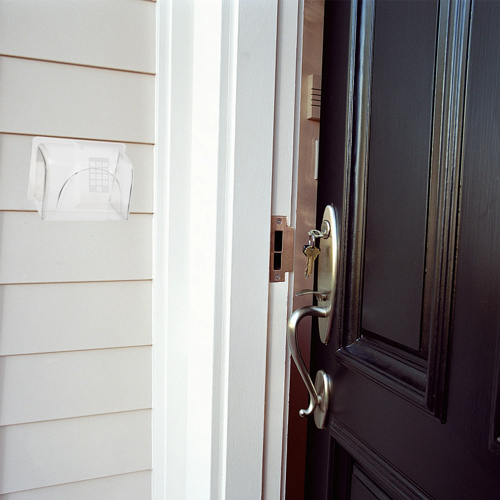 1Pcs Attendance Machine Protector Cover Waterproof Control Machine Rain Cover Useful Outdoor Protector