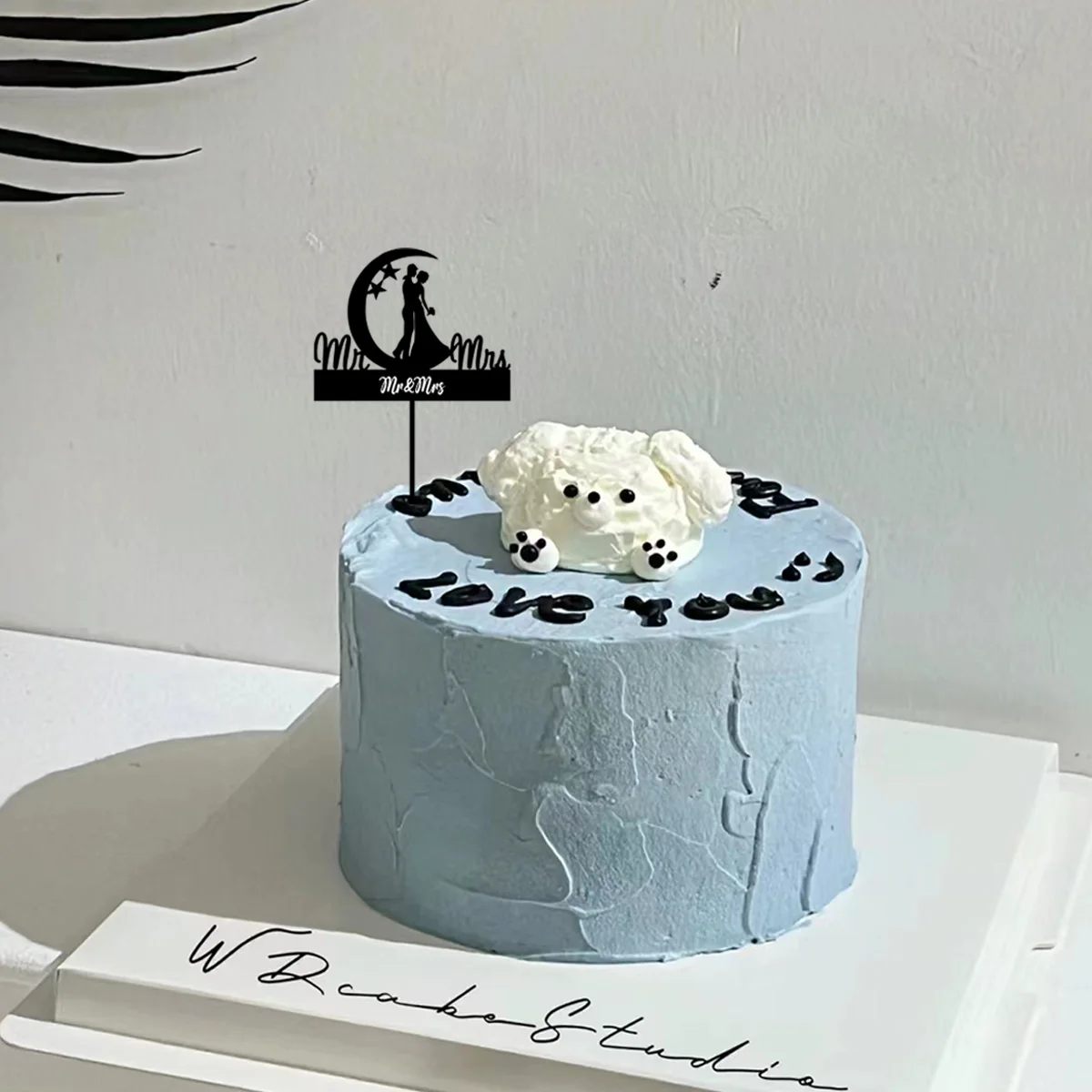 1PC New Romantic birthday wishes Custom Name Cake Stand Bar Topper Supplies Graduations & Holiday Celebrations