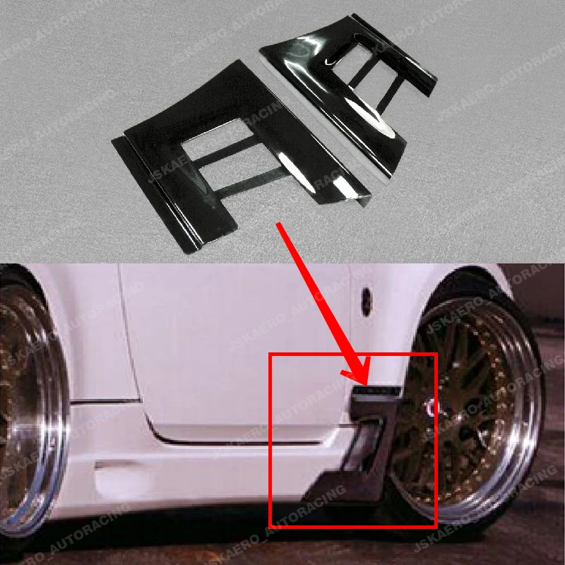 Kits de Carrocería para Nissan 350z Z33, Guardabarros Delanteros Adicionales, Guardafangos Laterales, Kits de Carrocería FRP Sin Pintar