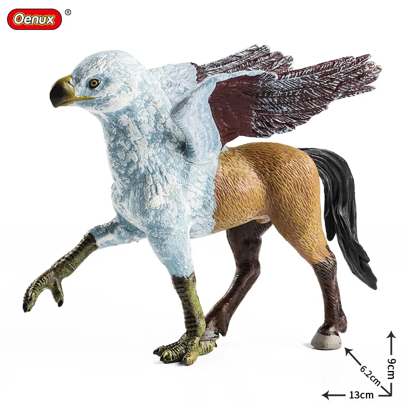 

Solid Children Toy Griffin Eagle Head Beast Horse Horse Winged Beast Eagle Head Beast Model Collection Ornament