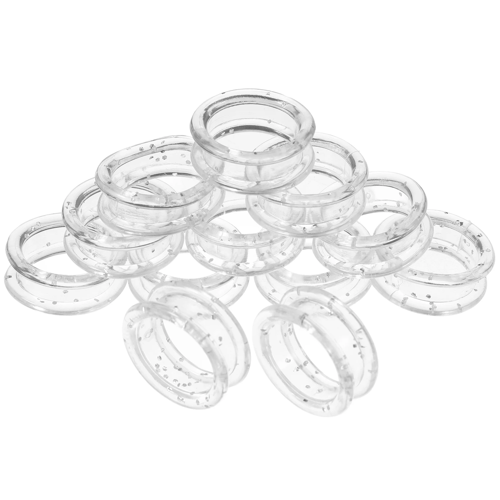 

12pcs Silicone Scissor Rings Finger Protection Colorful Dog Grooming Accessories Pet Shears H Claw Clippers