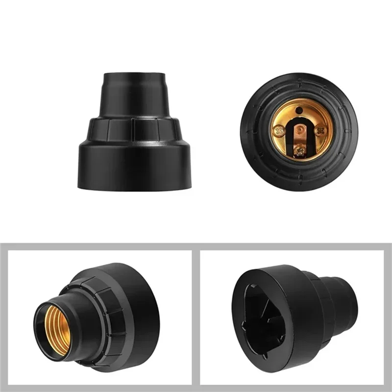 LED Work Light For  12V Li- Battery E27 Light Bulb Socket Adapter Spiral Emergency Light Adapter-AA25