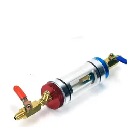 Auto Air Conditioner Refrigerants Filler Vacuum Type Watertank Replacement Pressure Gauge Auto Repairing Tool Assembly Parts