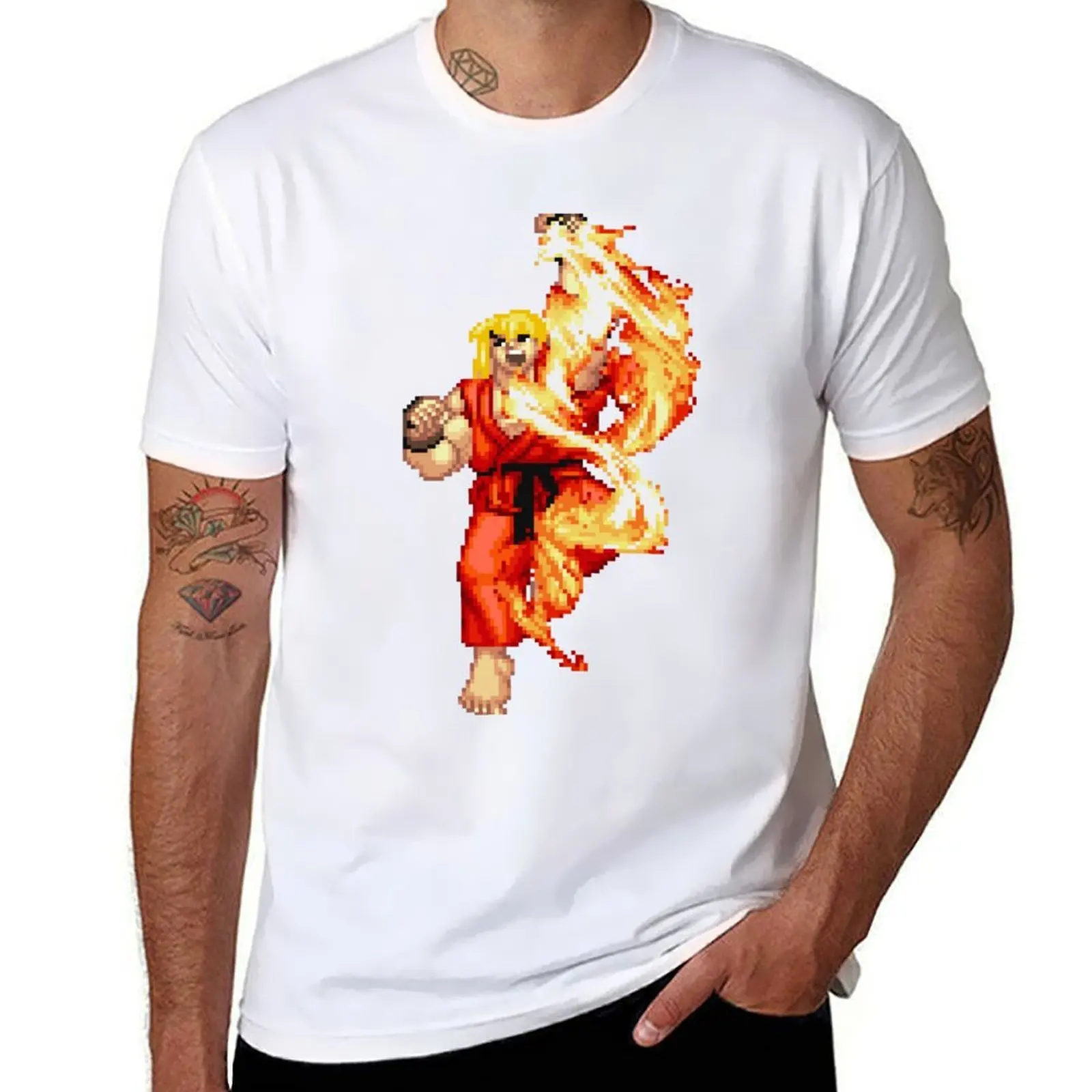 

Ken Shoryuken T-Shirt cotton t shirts high quality man t shirts for men casual T-Shirt