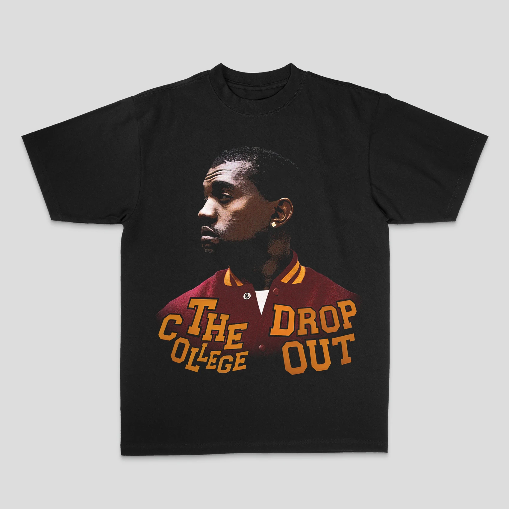 

Европейский и американский хип-хоп Kanye, топ в стиле рок-н-рэп, спортивная повседневная мужская футболка High Street, женская футболка, стиль для пар