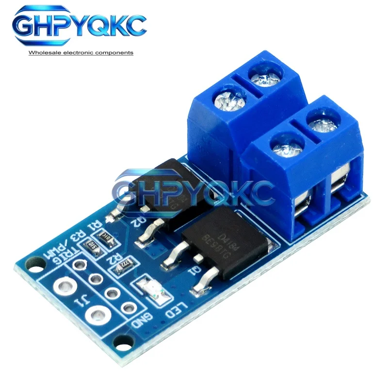 GHPYQKC 15A 400W High Power MOS Tube Driver Module，Field Effect Trigger Switch PWM Adjustable Electronic Control Board