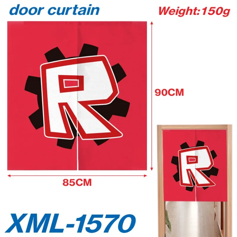 

Roblox Game Peripheral Full-color Door Curtain Small Japanese Style Door Curtain Cartoon Cute Anime Partition Cloth Curtains