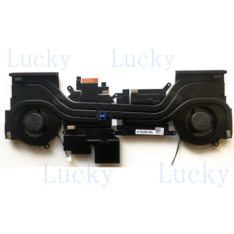 f  New For Dell Alienware M15 R6 Cpu Gpu Cooling FAN & Heatsink T9Y8Y 0T9Y8Y