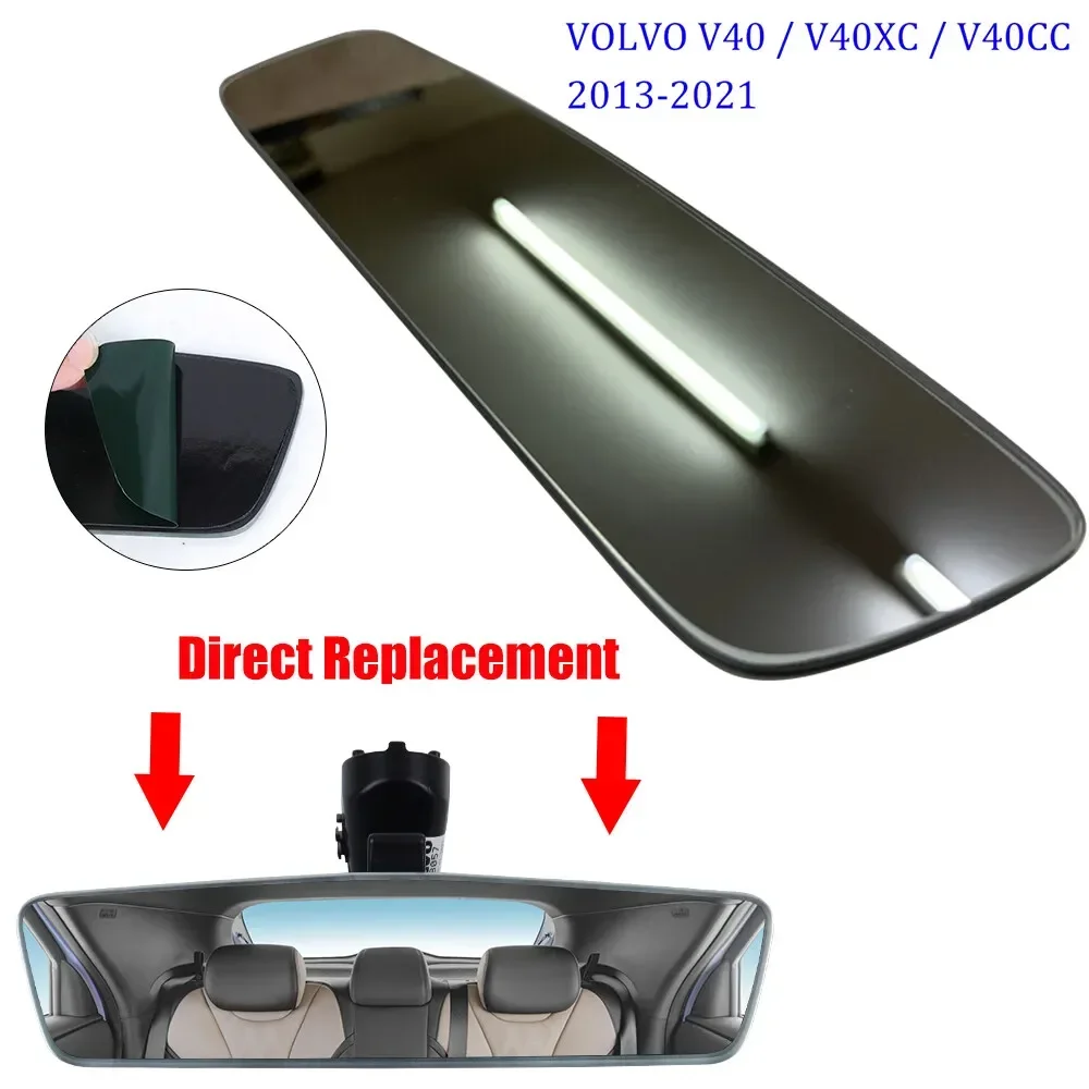 Interior Rear View Mirror Glass 31468057 Replacement Fit for Volvo V40 V40XC V40CC 2013-2021 Car Mirror Interior Car Accessories