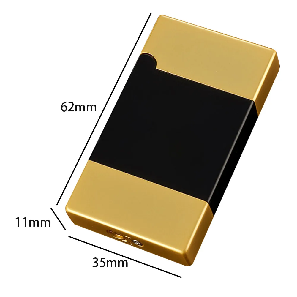 Metal Bright Sound Torch Lighter Turbo Refilleable Butane Gas Jet Smoke Pipe Cigarette Lighter Windproof Open Fire Cigar Ignitor - view 6
