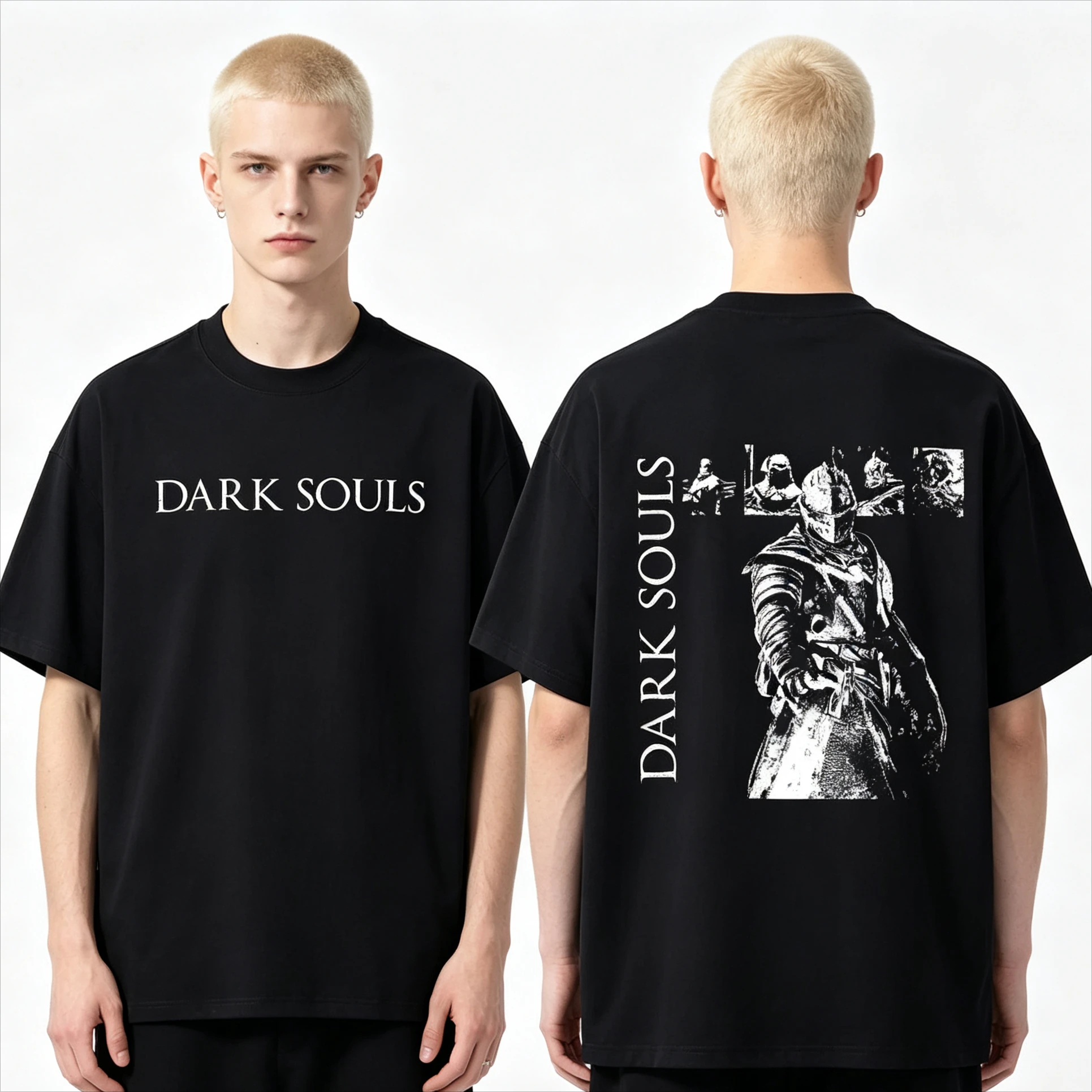 Camiseta de Verano en Oferta, Dark Souls, Oscar de Astora, Unisex, Informal, de Algodón Suave, Estilo Y2K, Harajuku, Hip Hop, Punk
