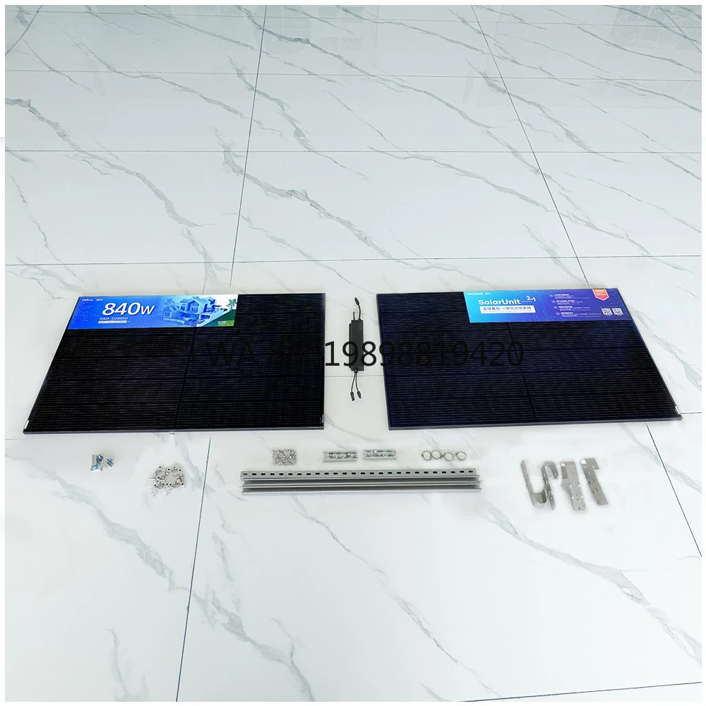 

Первая в мире интегрированная солнечная панель SolarUnit мощностью 550 Вт для домашнего использования, 1 кВт, 1,5 кВт, 2 кВт, 3 кВт, фотоэлектрическая солнечная система