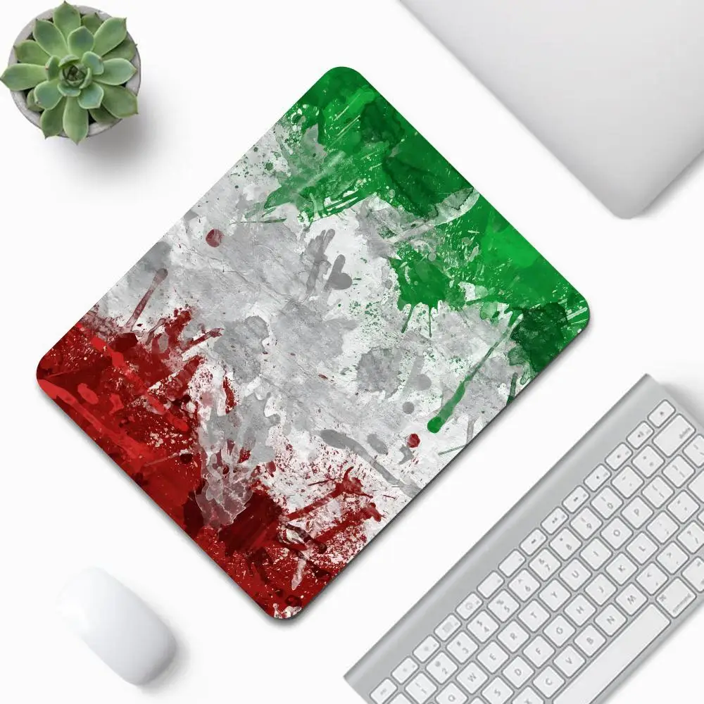 L-ItalianES flag Mouse Pad Small Mouse Pad 300x250x2mm Desk Mat Computer Mousepad Gaming Accessories Deskmat Mouspad Mausepad