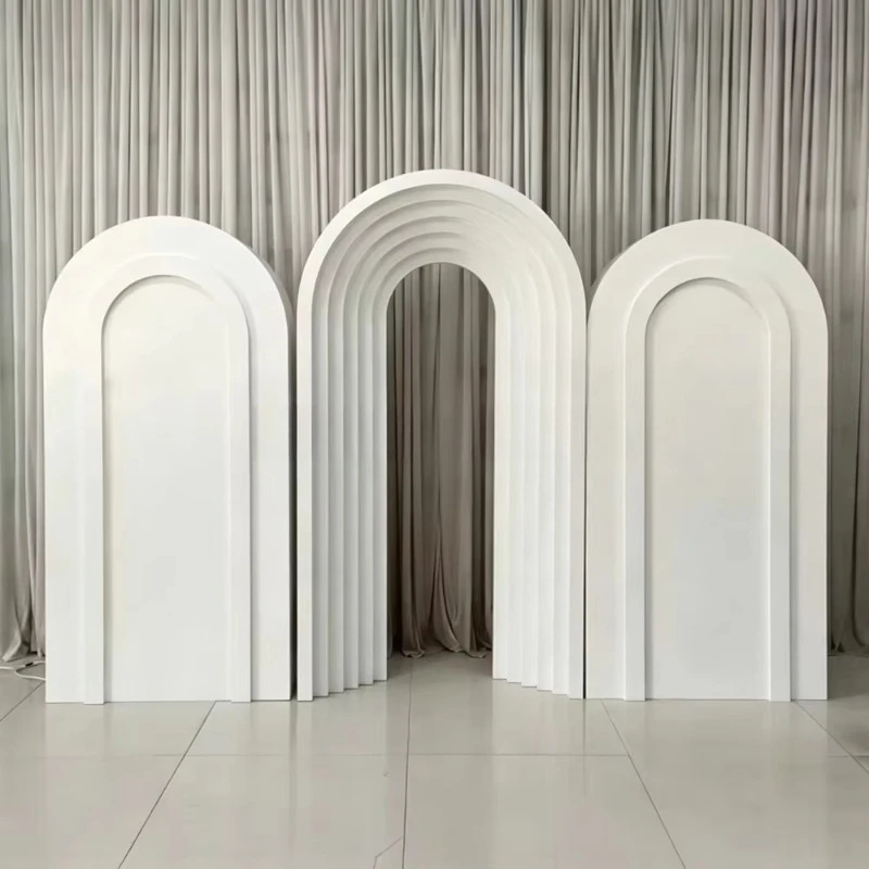 Multi-Layers Arch Backdrop Wall for Wedding Event Decoration Photo Booth Flower Background Props