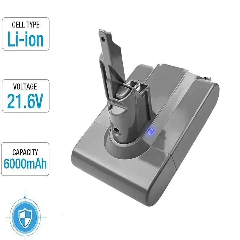 진공 청소기 배터리 다이슨 V6 V7 V8 V10 11 시리즈 SV07 SV09 SV10 SV12 DC62 앱솔루트 플러피 애니멀 프로 충전식 배터리