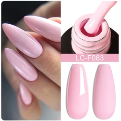 LILYCUTE Esmalte de uñas en Gel, 7ML, rosa, desnudo, colorido, semipermanente, para Base de manicura, capa superior, barniz artístico para uñas en Gel UV