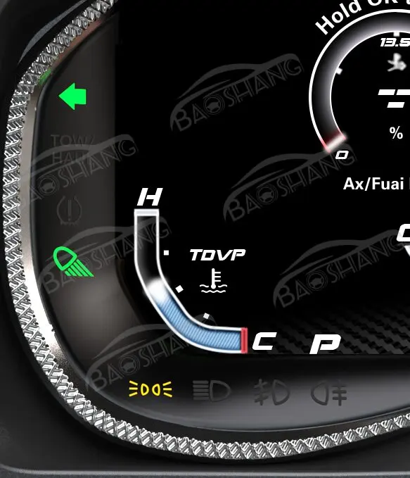 Panel Instrumen Digital 12.3 Inci untuk Ram 2013-2018 GPS Navi LCD Dashboard Mobil Speedometer LCD Pemutar Multimedia