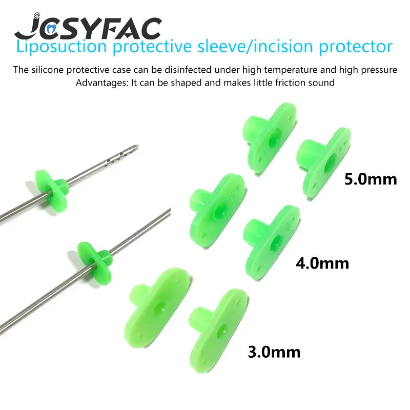 

1 Pcs Skin Protector For Liposuction Cannula Needle Liposuction Tool 3.0/4.0/5.0mm Autoclavable Skin Ports Cover For Liposuction