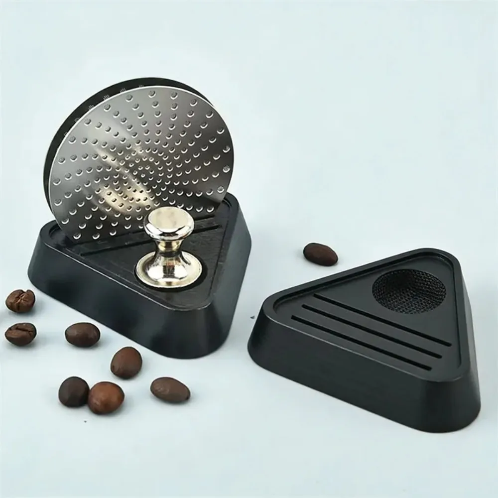Triangular 51/53/58 MM Coffee Grounds Screen Stand Drop-proof Professional Coffee Filter Screen Rack Reusable Stable Base