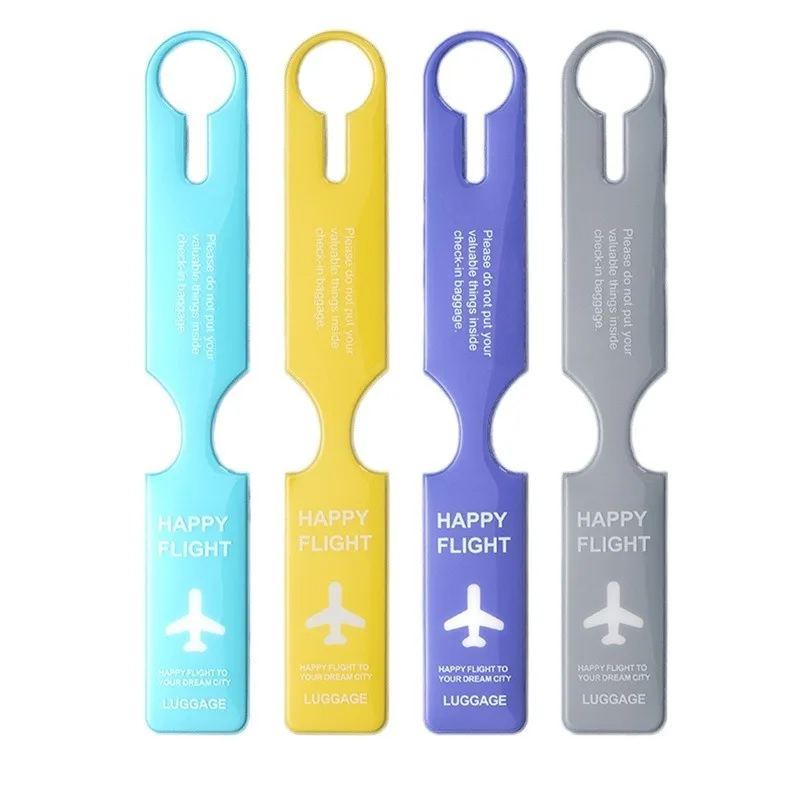 

PVC Aircraft Luggage Boarding Pass Luggage Tags Anti Loss Suitcase Tags Luggage Tag Name ID Address Label Travel Accessories
