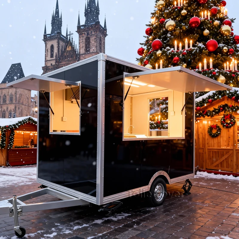

New Design Cheapest Mini Food Truck Fully Equipped Food Trailer Mobile Food Truck Trailer with Kitchen