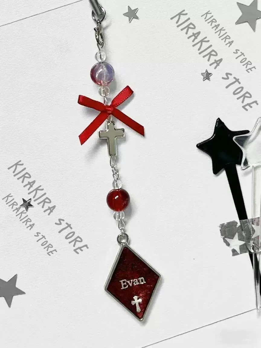 Light and Night Osborn Evan Bag Hanging Drop Keychain Anime Keyring Sariel	Charlie JesseCosplay Ornaments Collection Mascot