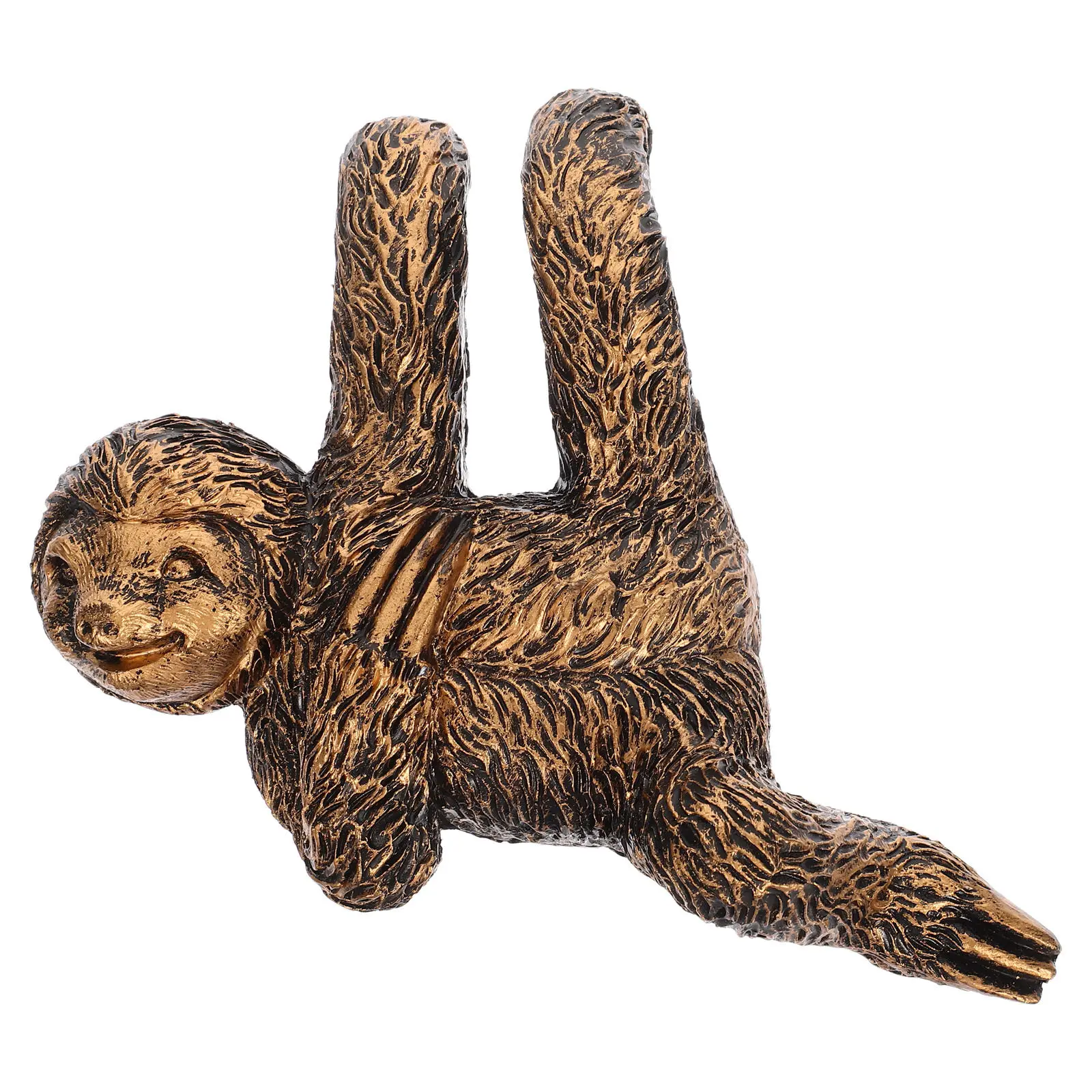 

Садовая статуэтка ленивца из смолы, подвеска для цветочного горшка, уличный декор в виде животного, креативное украшение для ландшафта патио и газона