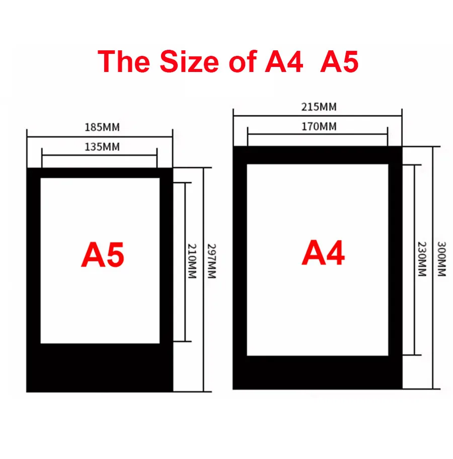 Customs Rechargeable A4 A5 LED Lighted Menu Book Restaurant Menu Book Lighting Menu for Restuarant bar Nightclub Lounge Decor