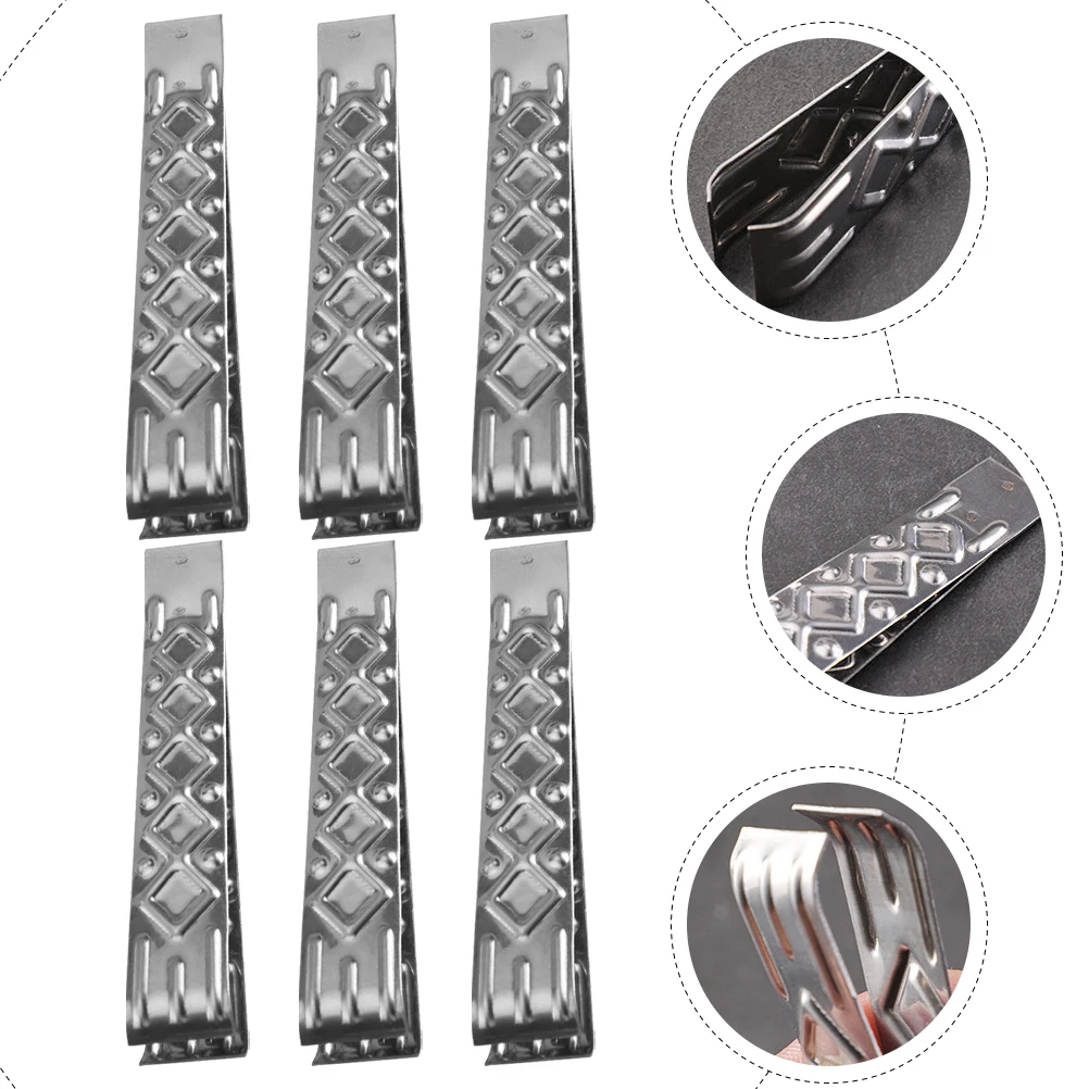 

12pcs Stainless Steel Hair Puller Fish Bone Remover Tweezers Kitchen Chicken Pliers Reusable Compact Small Cooking Food Design