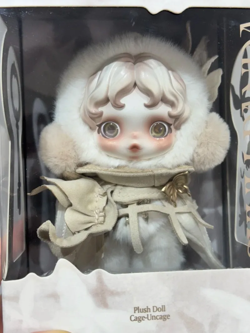 Genuine Pop Mart Skullpanda Black Maid Butterfly Miss Blind Box Wednesday Cute Figure Doll Valentine/Birthday Gifts