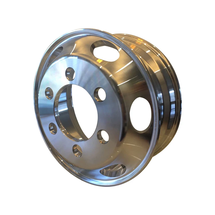 【Hot】2024 Hot Selling Alloy Howo Heavy Duty Truck Wheels Polished Both Sides 17.5
