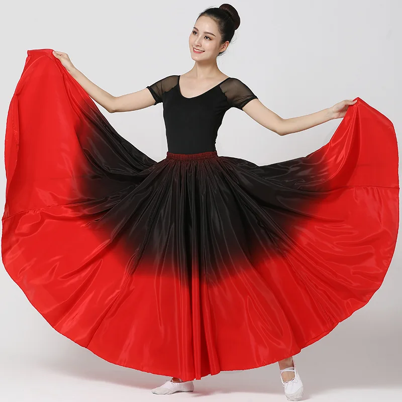 Spain Flamenco Dance Performer Dresses for Women Stage Performance Dancing Skirts Female Modern Classical Dance Big Swing Skirt